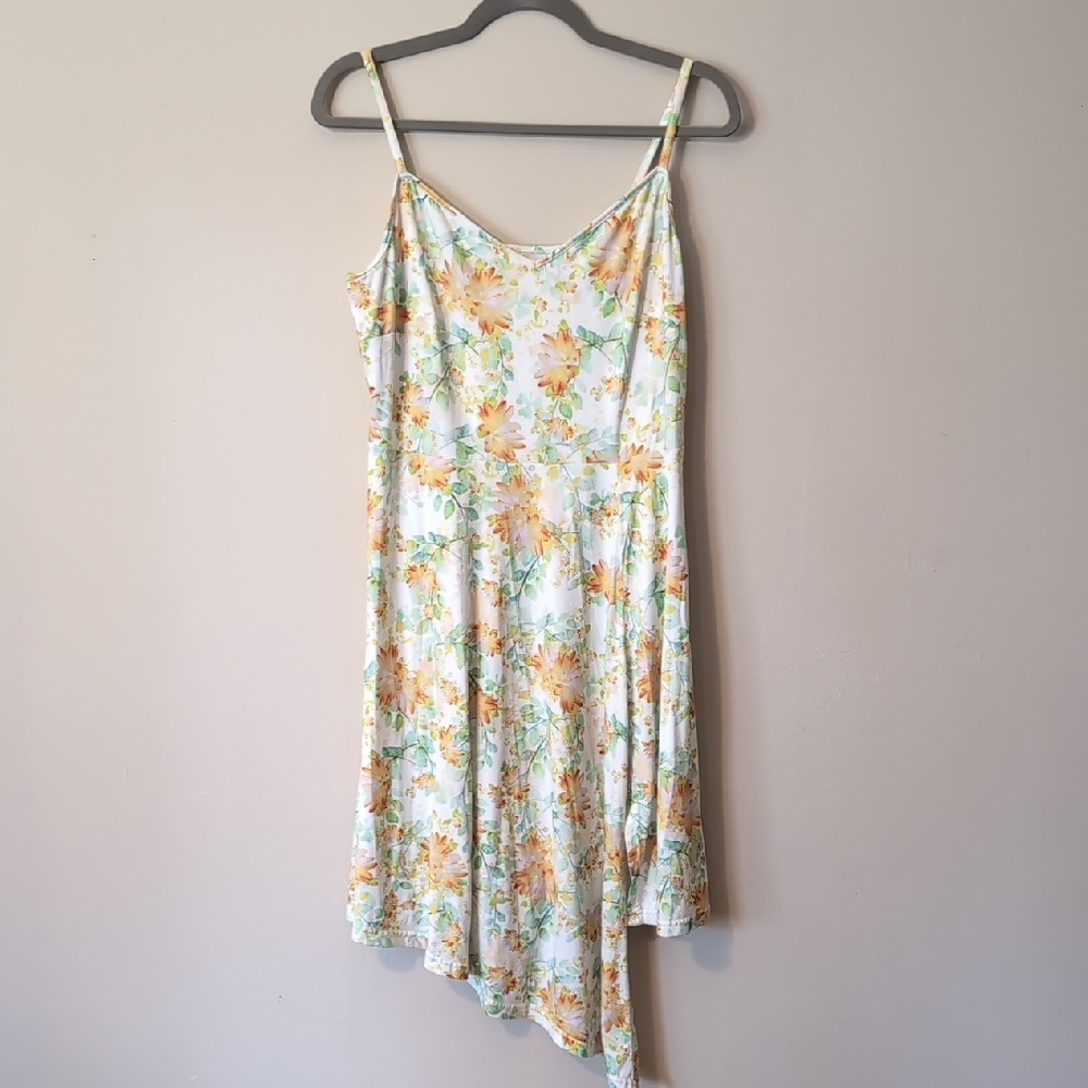 Asymmetrical Floral Sundress